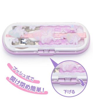 Mother garden マザーガーデン ユニコーン トリオセット お箸&スプーン&フォークセット 《ハピネス柄》 -