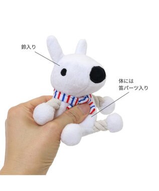 PET PARADISE リサとガスパール お座りトイ  トリコロール マフラー 《リサ》 小型犬 リサ