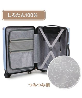 Mother garden しろたん スーツケース  エンブレム《水色》 水色