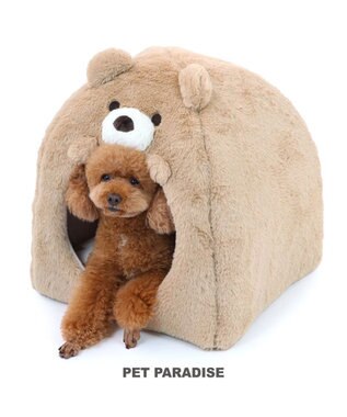  ペットパラダイス くまちゃん ハウス 《テディ柄》 小型犬