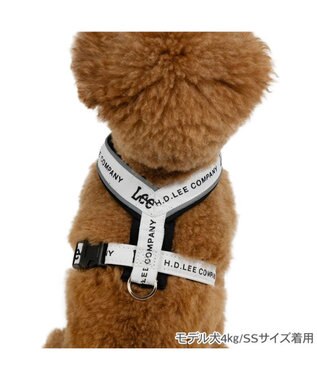PET PARADISE Lee ロゴ アクティブ ハーネス ＳＳ 小型犬 ホワイト×ブラック