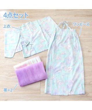 Mother garden マザーガーデン ユニコーン 2Way 浴衣  《シェル》　110/120/130/140 シェル