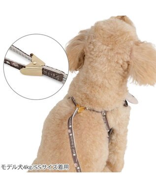 PET PARADISE リサとガスパール リード付きハーネス 《ココア》 ＳＳ ブラウン