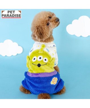PET PARADISE ディズニー トイ・ストーリー ふわふわエイリアン ロンパース 小型犬