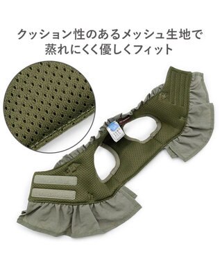 PET PARADISE ペットパラダイス ペタルオリーブ ベストハーネス 小型犬 ４Ｓ ３Ｓ カーキ