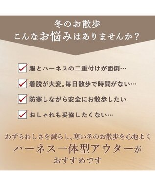 PET PARADISE ペットパラダイス アウターハーネス フリル 小型犬 ベージュ