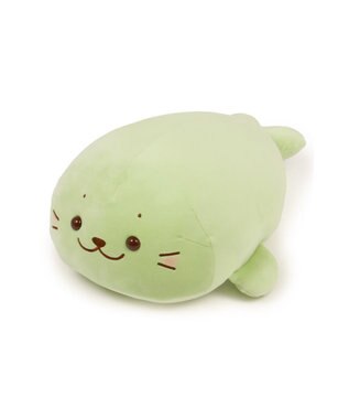  しろたん ふわもち ぬいぐるみ 38cm  みるくカラー 《抹茶みるく》 単品