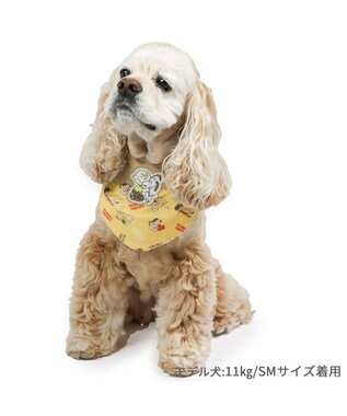 PET PARADISE スヌーピー makokoro ホカリラ バンダナ 中型犬 イエロー