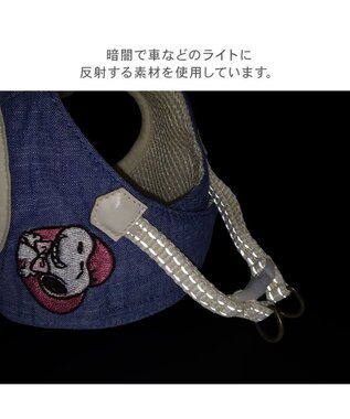 PET PARADISE スヌーピー バースデー ベストハーネス ＳＳ ブルー