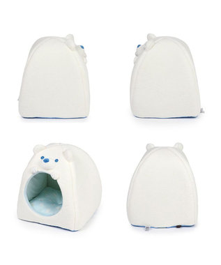PET PARADISE ペットパラダイス クール ハウス しろくま 小型犬 白～オフホワイト