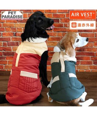 PET PARADISE ペットパラダイス 保温 エアベスト レッド 中型犬 大型犬 レッド
