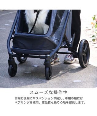 PET PARADISE smooca ラージ ペットカート 《デニム調》 -