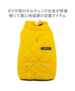 PET PARADISE J.PRESS ダイヤＳＴ 綿入ベスト 《イエロー》 小型犬 イエロー