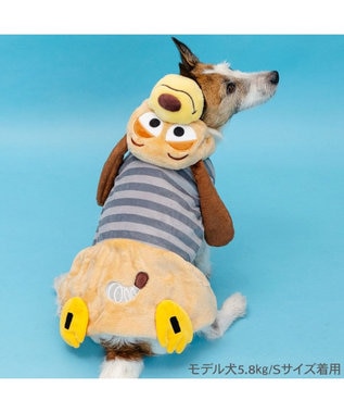 PET PARADISE ディズニー トイ・ストーリー スリンキ―  なりきり パーカー 小型犬 ベージュ