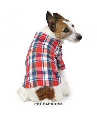  犬の服 犬 シャツ J.PRESS 【小型犬】 赤 チェック