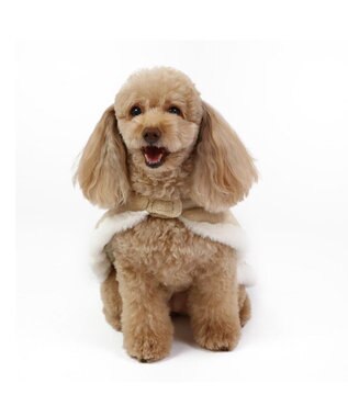 PET PARADISE ペットパラダイス ダッフルポンチョ 《ホワイト》 小型犬 ホワイト