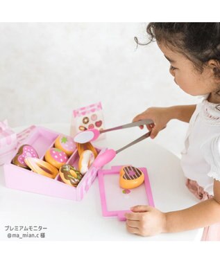 Mother garden マザーガーデン  野いちご いちごのドーナツショップ ピンク（淡）