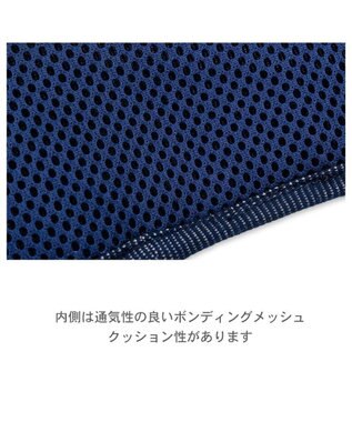 PET PARADISE Lee フード付ハーネス 《ヒッコリー》 Ｓ ネイビー×ホワイト