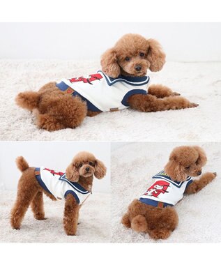 PET PARADISE スヌーピー ご機嫌セーラー トレーナー 小型犬 ホワイト
