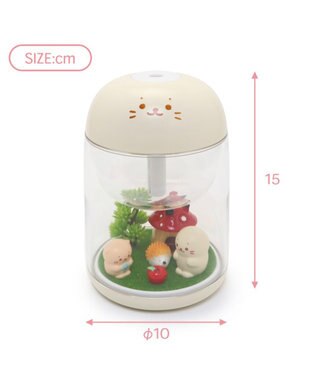 Mother garden しろたん 加湿器 卓上 USB しろたん＆らっこいぬ お友達 卓上加湿器 -