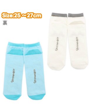 Mother garden しろたん スニーカー丈ソックス 2足セット 《顔ぼん・まかせておねがい》 25～27cm 顔ぼん・まかせておねがい
