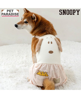 PET PARADISE スヌーピー なかよし オーバーオール 中型犬