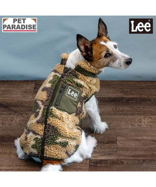 PET PARADISE Lee カモフラージュ ボアベスト 小型犬