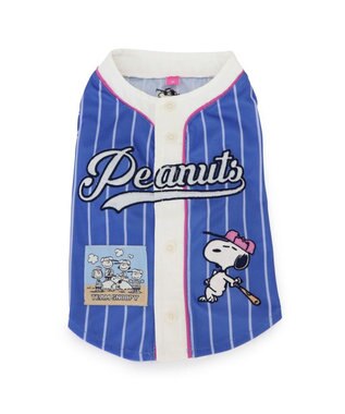 PET PARADISE スヌーピー ベースボール Ｔシャツ 《ブルー》 中型犬 ブルー