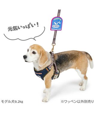 PET PARADISE スヌーピー メッセージ ワッペン  《あばれんぼう》 あばれんぼ