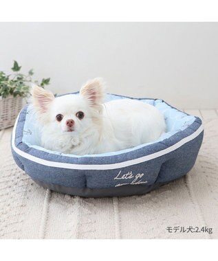 PET PARADISE ペットパラダイス クールカドラー 丸型《マリン柄》 超小型犬 マリン柄