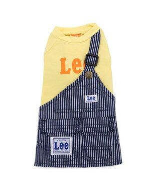 PET PARADISE Lee ワンショルダー スカートつなぎ 《ヒッコリー》 小型犬 イエロー