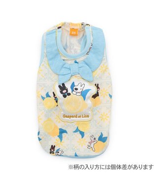 PET PARADISE リサとガスパール エコメイド シトラス タンクトップ 小型犬 ホワイト×ブルー