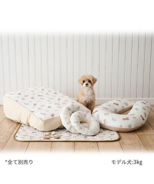 PET PARADISE ペットパラダイス makokoro 吸水マルチマット 《わんちゃん柄》 ホワイト