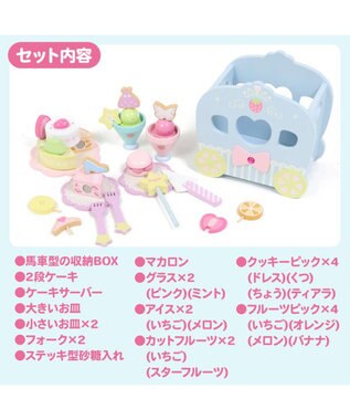 Mother garden マザーガーデン  野いちご プリンセス スイーツリボンセット 水色