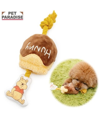 PET PARADISE ディズニー くまのプーさん ハニーポット ロープトイ