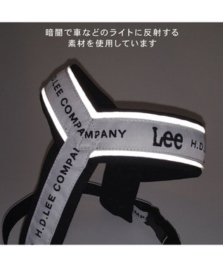 PET PARADISE Lee ロゴ アクティブ ハーネス Ｓ 小型犬 ホワイト×ブラック
