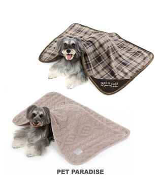 PET PARADISE ペットパラダイス ブランケット 《チェック柄》 90cm×60cm チェック柄