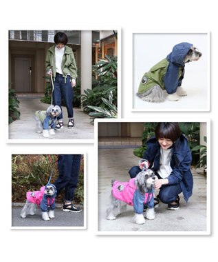 PET PARADISE 犬服 犬用品 ペットグッズ ペットウェア ペットパラダイス 犬 服 春 ジャケット 緑 【小型犬】 シェルジャケット 防水 撥水 アウトドア アウター レインコート ウィンドブレーカー ドッグウエア ドッグウェア おしゃれ梅雨対策 撥水 雨 雨の日 カーキ