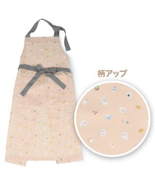 Mother garden しろたん  エプロン 《食いしん坊柄》 レディースフリーサイズ 食いしん坊柄