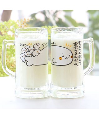 Mother garden しろたん ジョッキ 640mL 大 《たくさん飲んでおおきくなったよ。》 たくさん飲んでおおきくなったよ。