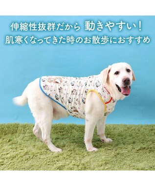 PET PARADISE スヌーピー ペティヒート 天竺 タンクトップ 《ハート》 中型犬 大型犬 ホワイト