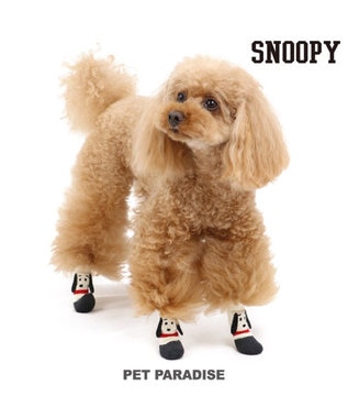 PET PARADISE スヌーピー フィットシューズ 靴下【３Ｓ】