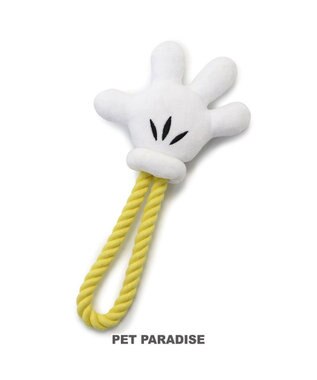 PET PARADISE ディズニー ミッキーマウス 《手のロープトイ》 犬用おもちゃ