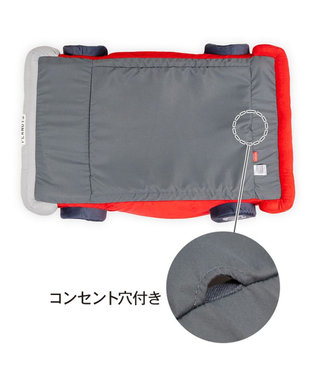 PET PARADISE スヌーピー マイカーカドラー 《レッド》 71×47cm Ｍ 小型犬 レッド