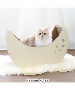 PET PARADISE 猫 爪とぎ ダンボール 単品《月 / 雲》 月