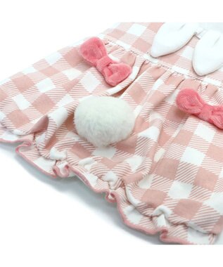 PET PARADISE ペットパラダイス うさぎ バルーン ワンピース 《チェック柄》 小型犬 チェック柄