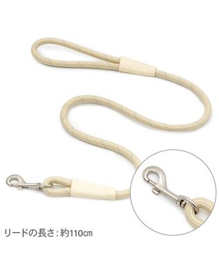 PET PARADISE ペットパラダイス ロープ リード ベージュ　４Ｓ～３Ｓ ベージュ