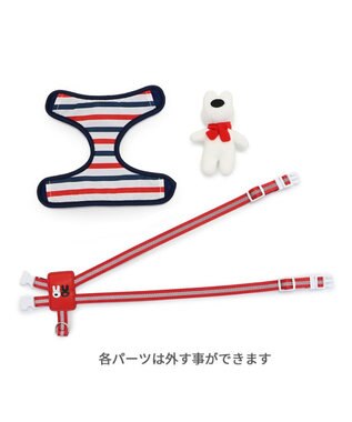 PET PARADISE リサとガスパール マスコット付き ハーネス ３Ｓ 超小型犬 小型犬 0