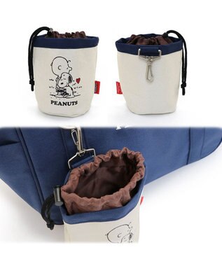 PET PARADISE スヌーピーお散歩バッグ ショルダー ポーチ付き -