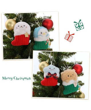 Mother garden しろたん クリスマス靴下キーホルダー 《らむね》 単品 らむね